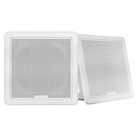 Fusion FM-F77SW FM Series 7.7" Flush Mount Square Marine Speakers - White Grill - 200W [010-02300-10]